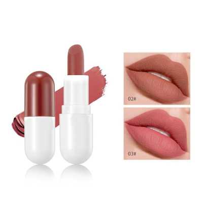 Lipstick Makeup Mini Lips Makeup Peach Lipstick Long Lasting Velvet Waterproof Lip Tint Cosmetics Matte Lipstick