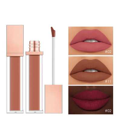 Velvet Matte Liquid Lipstick 12 Colors Lip Glaze Lasting Waterproof Lip Makeup Lip Gloss Lip Tint Women Cosmetics