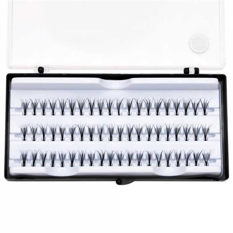 8 14mm natural 3D false eyelashes fake lashes makeup kit Mink Lashes extension mink eyelashes beauty makeup toolsSingle planted