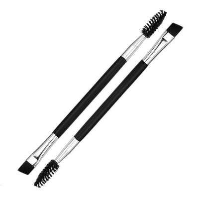 1pcs Oblique Head Wood Handle Makeup Brush 3Colors Pro Eyeshadow Eyeliner Eyebrow Cosmetic Brush Eye Beauty Make Up Tools