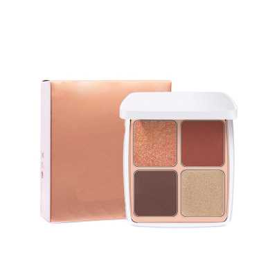 Colored Drawing Morocco Eyeshadow Palette 4 Colors Matte Shimmer Glitter Effect Eye Shadow Makeup For Daily Use