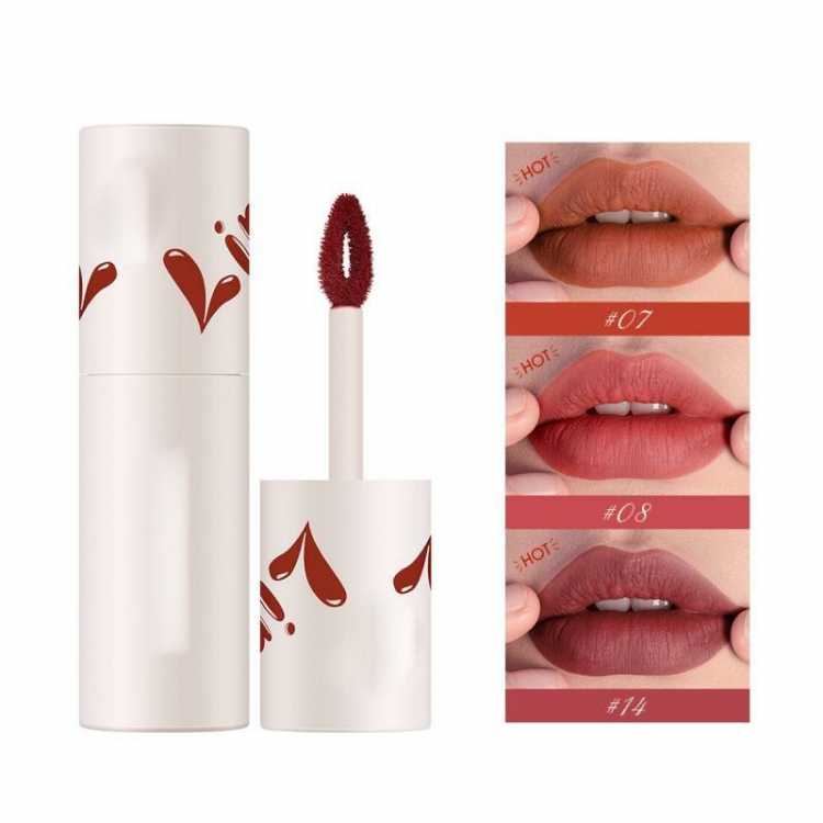 Matte Velvet Lip Gloss Lightweight Lipstick Cosmetics Non Sticky Lip Glaze Long Lasting Waterproof Lip Tint Makeup