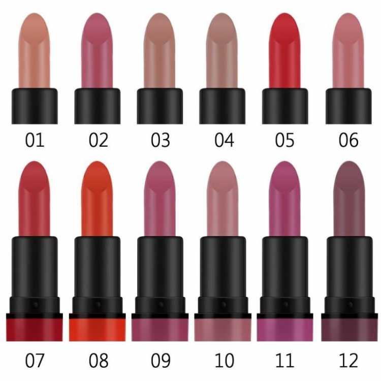 Multi colors Matte Velvet Moisturizing Lipstick Long lasting Waterproof Lipstick Non stick Cup Bullet Lipstick Cosmetics
